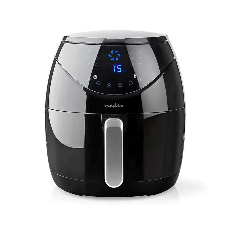 Nedis KAAF250EBK friteuse Unique 6,5 L Autonome 1800 W Friteuse d’air chaud Noir