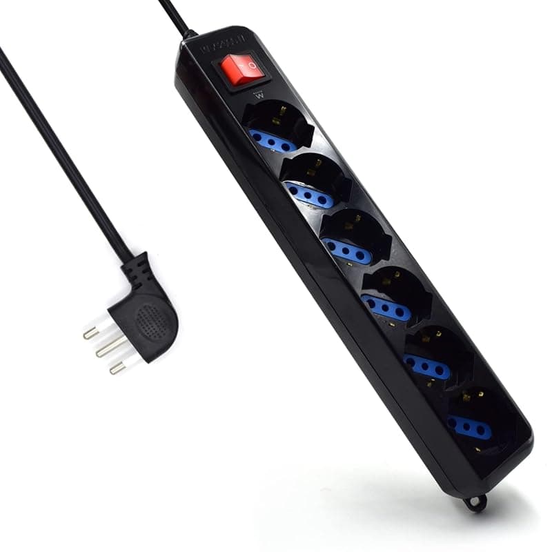 Ewent Multipresa 6 Posti con Protezione EW3923