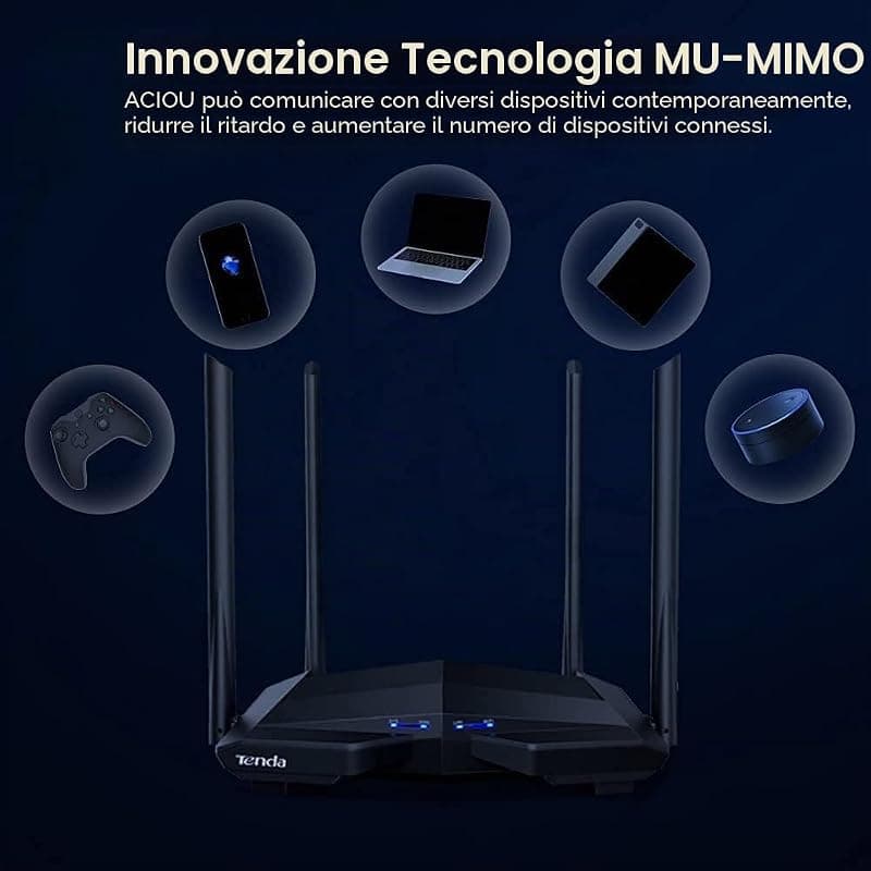 Tenda Router Dual Band Gigabit Smart AC10U — miniatura 7