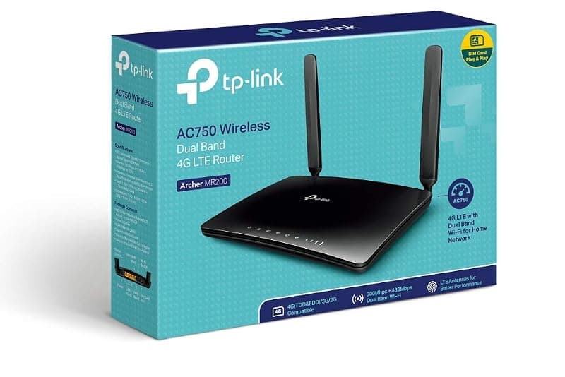 TP-LINK Archer MR200 - Wireless Router - WWAN — miniatura 4