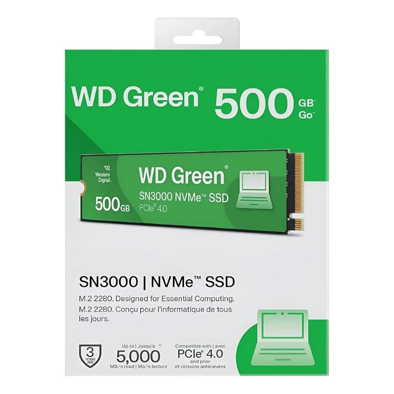 Western Digital Green Sn3000 500Gb M.2 Pci Express 4.0 Nvme Interno Stato Solido — miniatura 4
