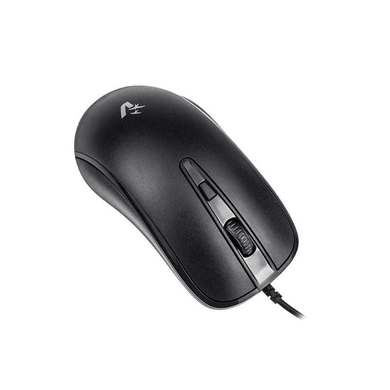 VulTech MOU-978 Mouse Ottico USB Wired con Cavo, 1200 DPI Regolabili, 4 Pulsanti, per PC Notebook Computer Nero — miniatura 4