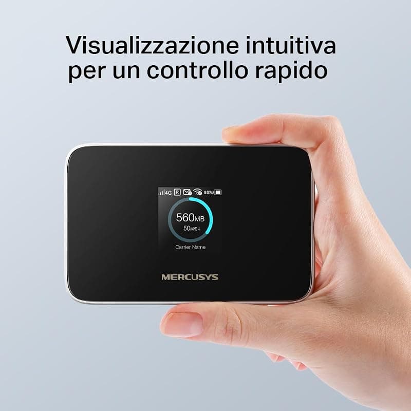 Mercusys MT115 Saponetta WiFi con Sim 4G AX300 WiFi 6 Display 150Mbps — miniatura 7