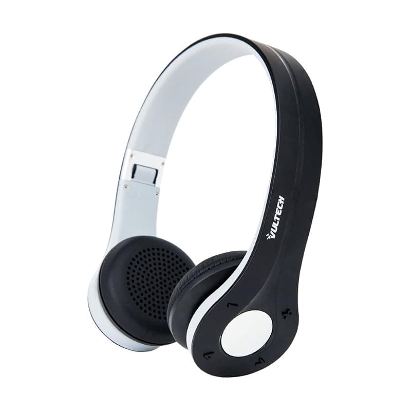 VulTech HD-05NBT Cuffie, Bluetooth, Microfono, Nero