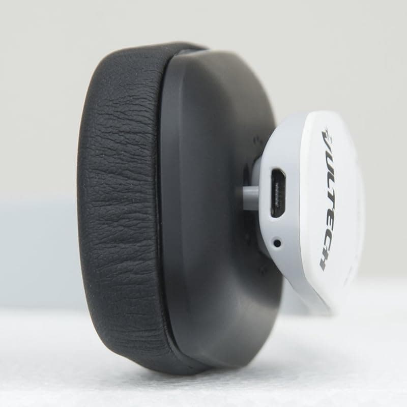 VulTech HD-04WBT Cuffie, Bluetooth, Microfono, Bianco — miniatura 3