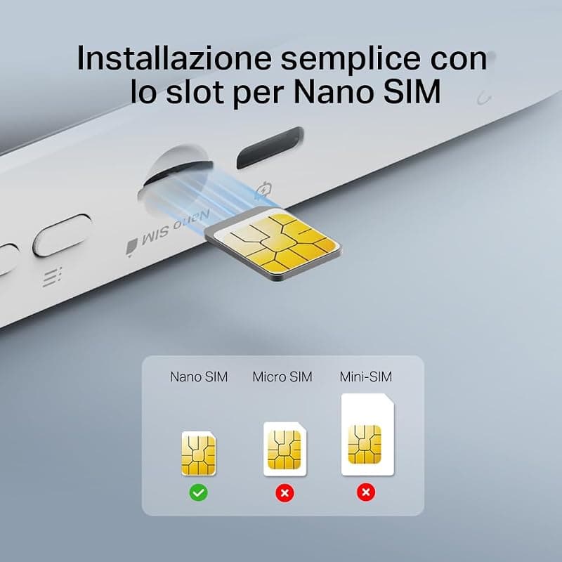 Mercusys MT115 Saponetta WiFi con Sim 4G AX300 WiFi 6 Display 150Mbps — miniatura 6