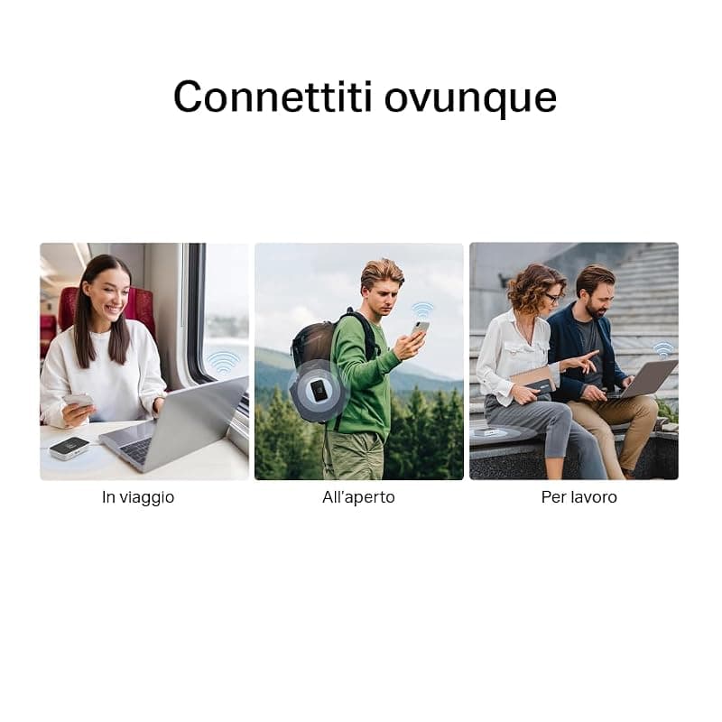 Mercusys MT115 Saponetta WiFi con Sim 4G AX300 WiFi 6 Display 150Mbps — miniatura 3