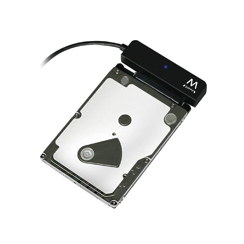 Ewent EW7017 Adattatore da USB 3.0 a HD e SSD/SATA HD 2.5 Pollici, Supporto UASP SATA III, Nero — miniatura 2