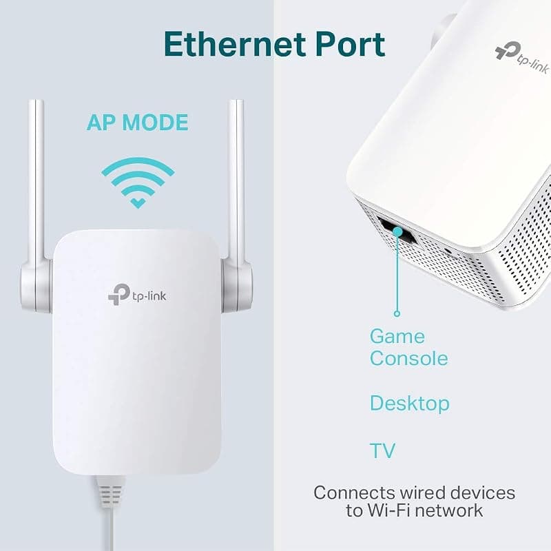 TP-Link TL-WA855RE Ripetitore WiFi Wireless, Wifi Extender e Access Point, Velocità Banda Singola 300Mbps, Porta LAN, Potenzia la tua copertura Wi-Fi — miniatura 5