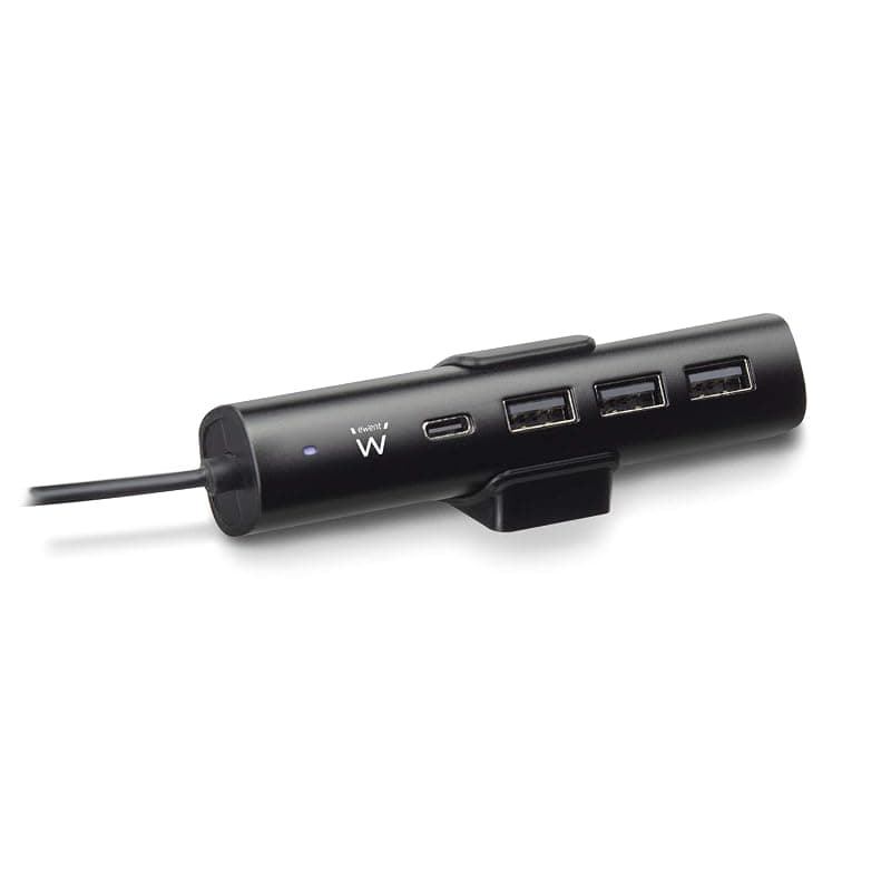 Ewent EW1317 Caricatore USB da Tavolo con 1 Porta USB Tipo C e 3 Porte USB Tipo A 36W, Colore Nero — miniatura 7