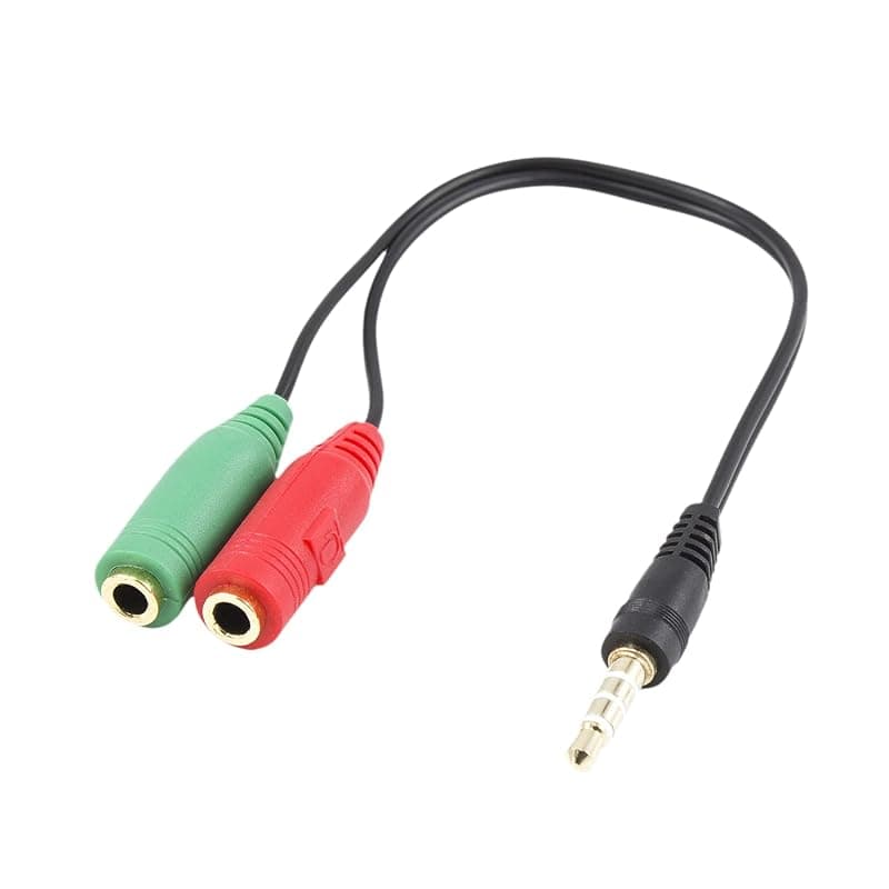 Ewent Cavo Audio Jack 3,5" M 4P a 2 Jack 3,5 F 3P 0,15 mm EC1640