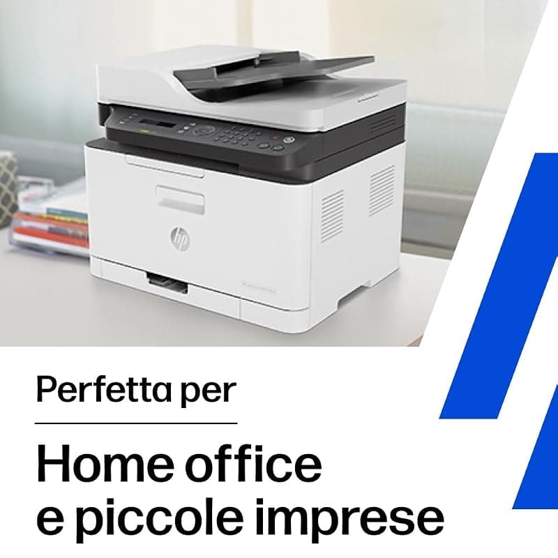HP Color Laser MFP 179fnw 4ZB97A, Stampante Multifunzione A4 a colori, Stampa, Copia, Scansiona, ADF, Fax, Wi-Fi, Wi-Fi Direct, Ethernet, HP Smart, USB 2.0, 18 ppm in b/n, 4 ppm — miniatura 5