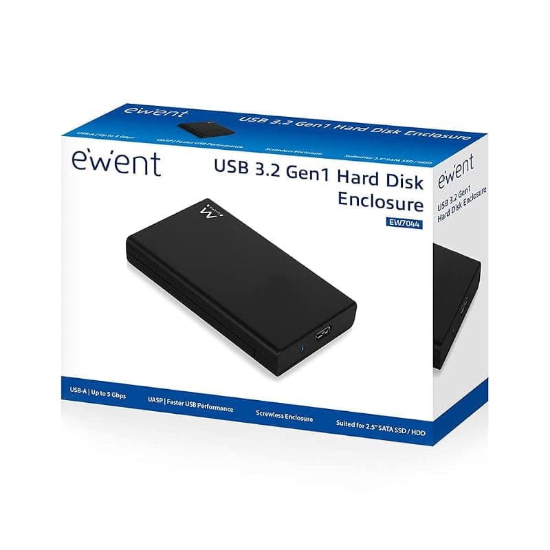 Ewent Box per HDD/SSD 2,5" USB 3.1 Senza Viti EW7044 — miniatura 8