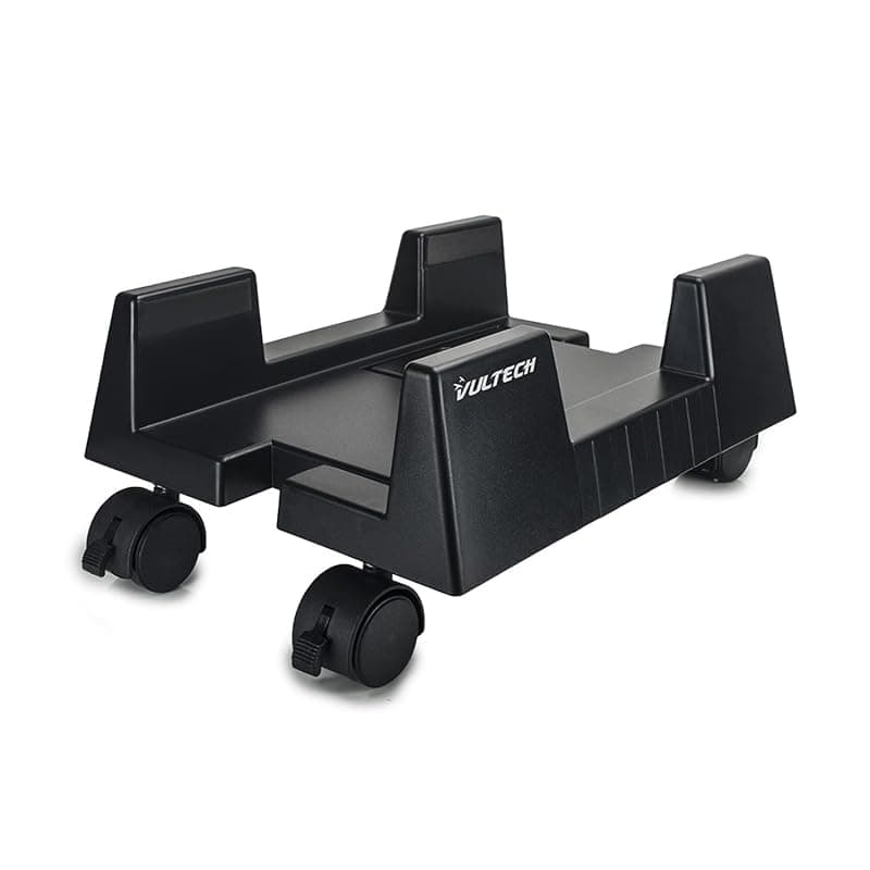 Vultech Carrello Porta PC in ABS con Rotelle da Trasporto CP-02