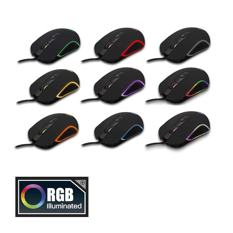 Ewent Mouse Gaming USB con LED 4800 DPI PL3301 — miniatura 7