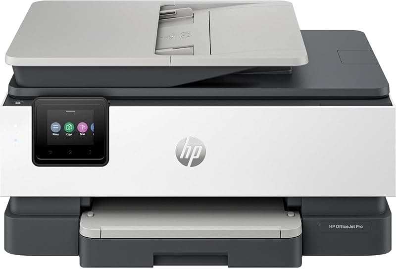 HP OfficeJet Pro 8135e 40Q47B, Stampante Multifunzione a Getto d'Inchiostro A4 a Colori, Fronte e Retro Automatico, 20 ppm, Wi-Fi, 3 Mesi di Inchiostro Instant Ink Inclusi, Grigia