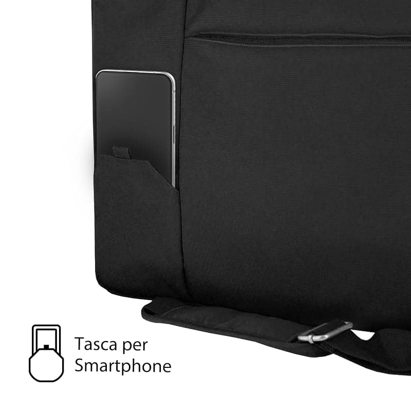Atlantis Borsa Notebook THE Moon Project BAG 15,6" Black Logo Nasa Worm NS-KLM180705-B — miniatura 4