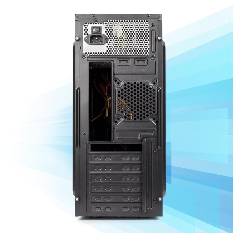 Case VulTech ATX VCO-A1699P Rev. 2.2 con alimentatore 500W, computer case compatto 1x Usb 3.0, 2x Usb 2.0, colore nero — miniatura 6