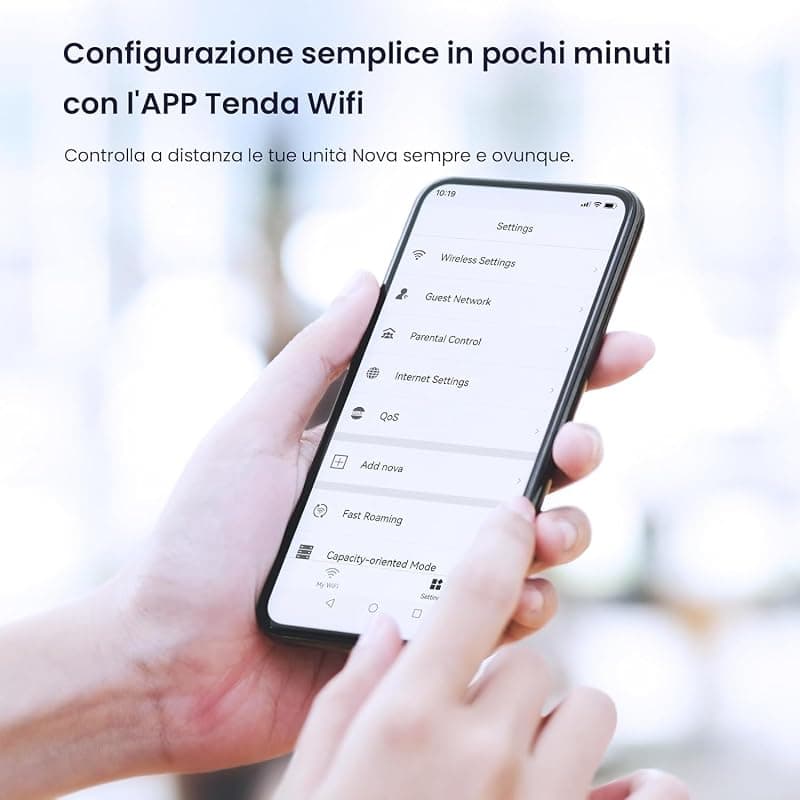 Tenda Nova MW6 WiFi Mesh, Dual Band AC1200 con Copertura Fino a 2-4 camere da letto, 2 Porte Gigabit Ethernet, Modalità Router e Access Point, Parental Control, Confezione da 2 — miniatura 4