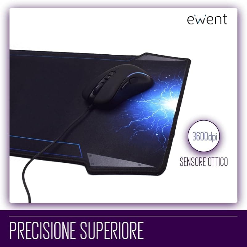 Play BY Ewent Mouse Ottico Gaming RGB USB 3600DPI PL3302 — miniatura 3