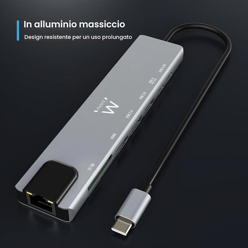 Ewent Docking Multiporta 8 in 1 EW1146 — miniatura 3