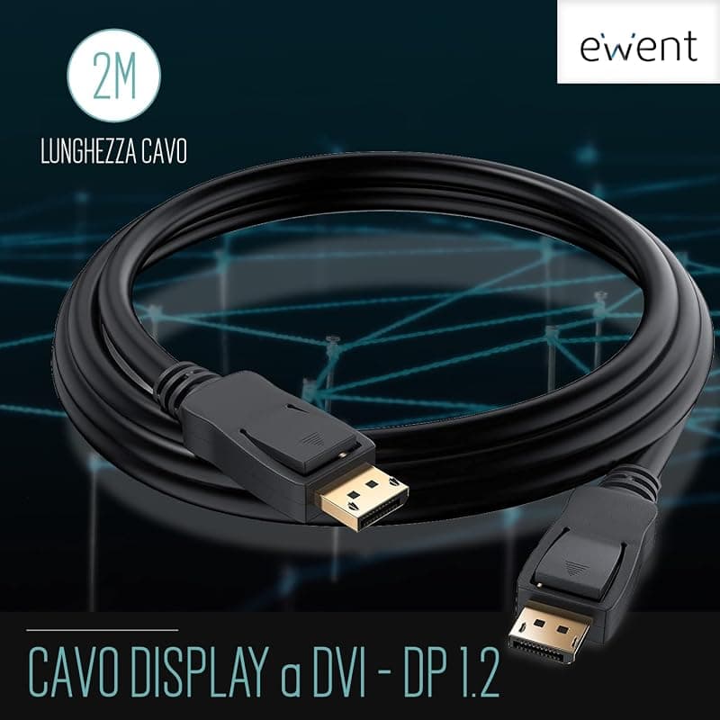 Ewent Cavo Displayport DP - DP 8K 8,0 mt V 1.4 EC1406 — miniatura 2