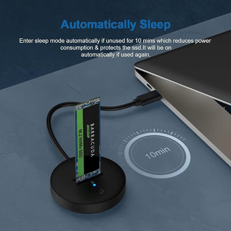 Ewent Docking Station USB 3.2 per SSD/M2/NVME/USB-C EW7013 — miniatura 5