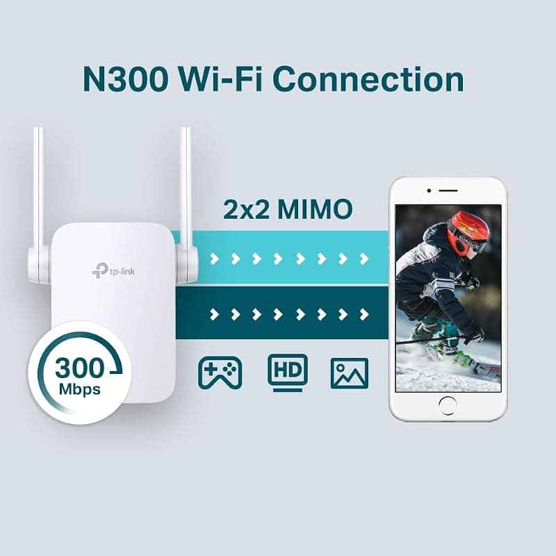 TP-Link TL-WA855RE Ripetitore WiFi Wireless, Wifi Extender e Access Point, Velocità Banda Singola 300Mbps, Porta LAN, Potenzia la tua copertura Wi-Fi — miniatura 4
