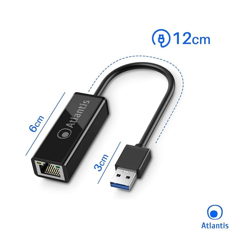 ATLANTIS A02-UTL30 Adattatore da USB 3.0 a Porta Lan Fast Ethernet 10/100/1000Mbit — miniatura 5
