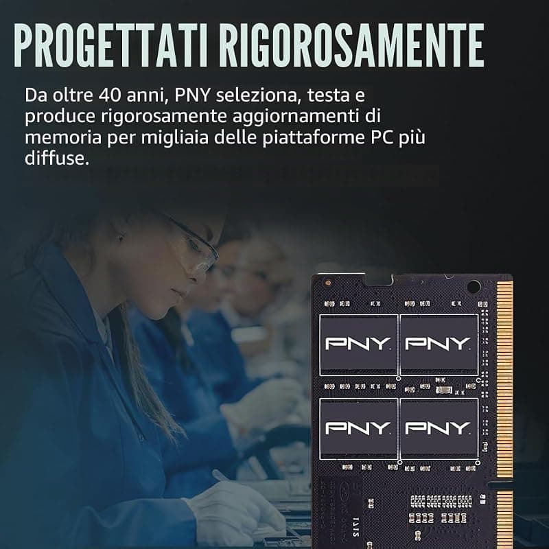 PNY RAM SO-DDR4 16GB 3200MHZ PC4-25600 MN16GSD43200-TB — miniatura 6