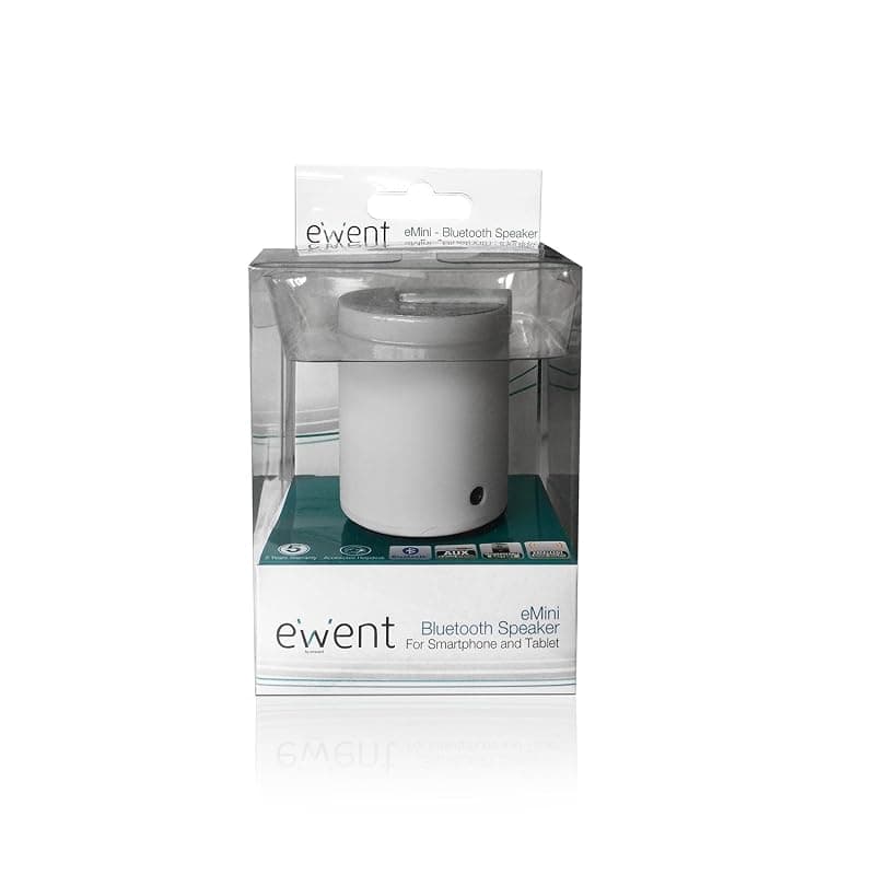 Ewent eMINI Speaker Cassa Bluetooth 3W RMS Bianca EW3541 — miniatura 4
