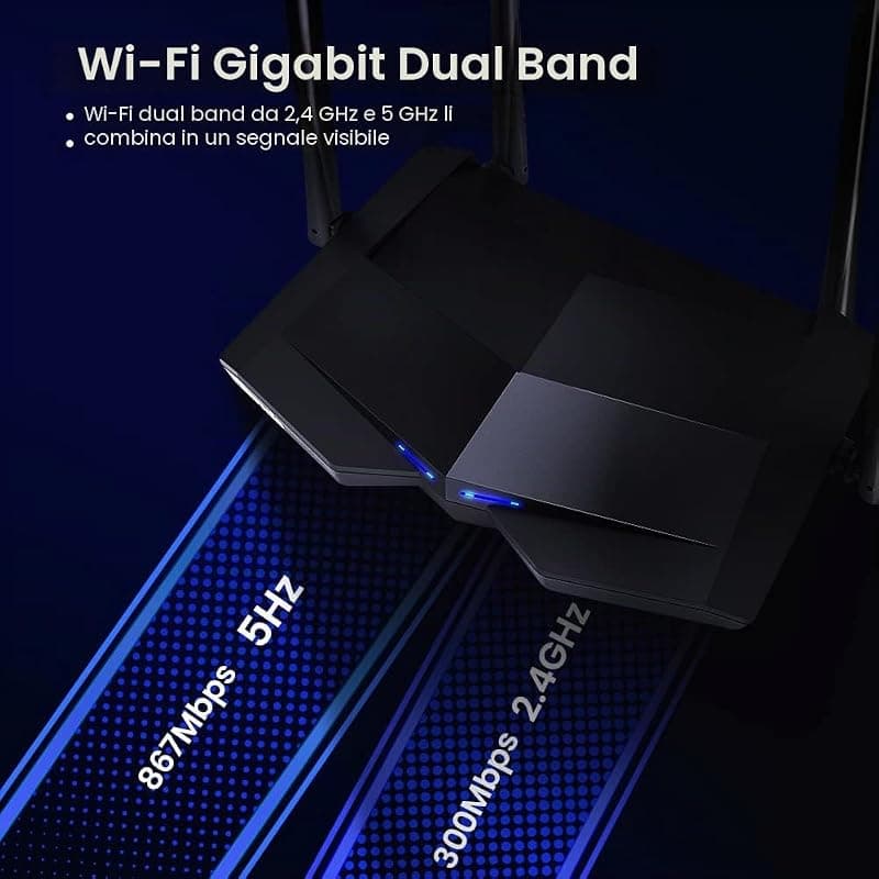 Tenda Router Dual Band Gigabit Smart AC10U — miniatura 3