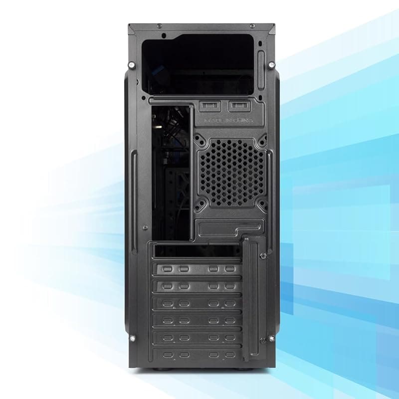Case VulTech ATX VCO-A1699 Rev. 2.1 senza alimentatore, computer case compatto 2x Usb 2.0, 1x Usb 3.0, colore nero — miniatura 6
