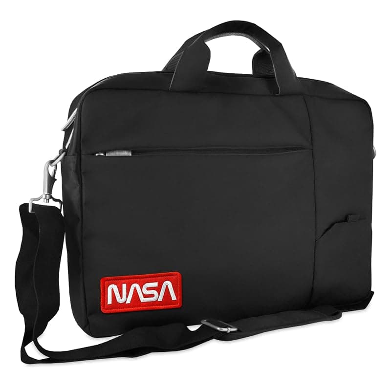 Atlantis Borsa Notebook THE Moon Project BAG 15,6" Black Logo Nasa Worm NS-KLM180705-B