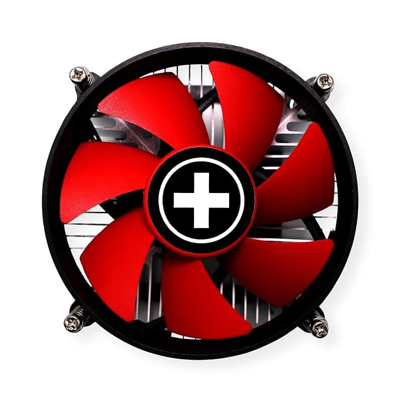 Xilence XC032 Performance C Serie | Radiatore CPU | I250PWM | Backplate | Ventola PWM da 92 mm | 95 Watt TDP | Intel | rosso/nero/argento — miniatura 4