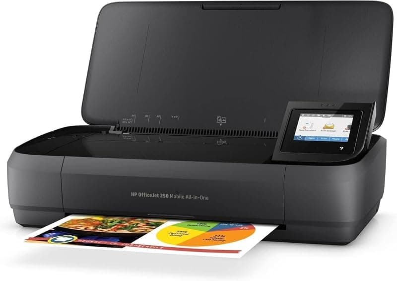 HP OfficeJet 250 CZ992A Stampante All-in-One Portatile, Funzione Stampa/Copia/Scansione fino a 600 dpi, Nero — miniatura 5