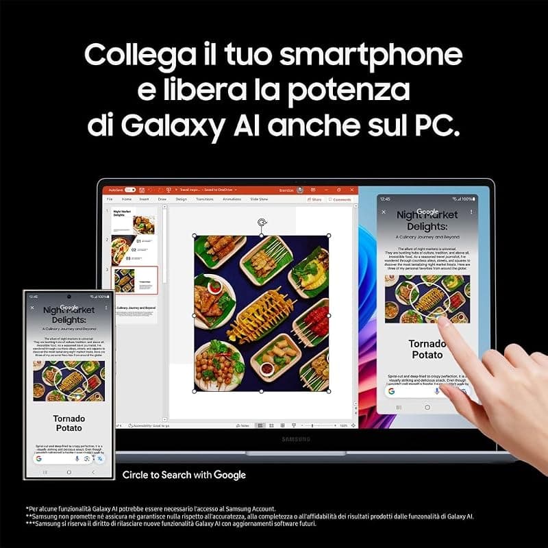Samsung Galaxybook 4 Edge NP940XMA-KB1IT X1E-80-100/16GB/512GB/14"/TOUCH/W11 Home — miniatura 4