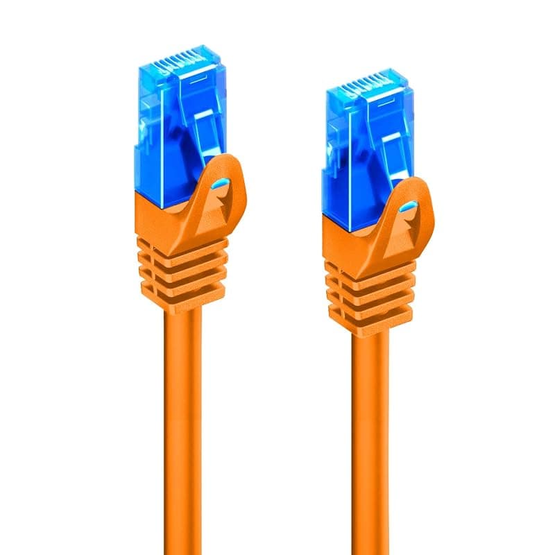 Ewent Cavo di Rete U/UTP Patch Cord 0,25MT CAT 5e Color Arancio IM1133
