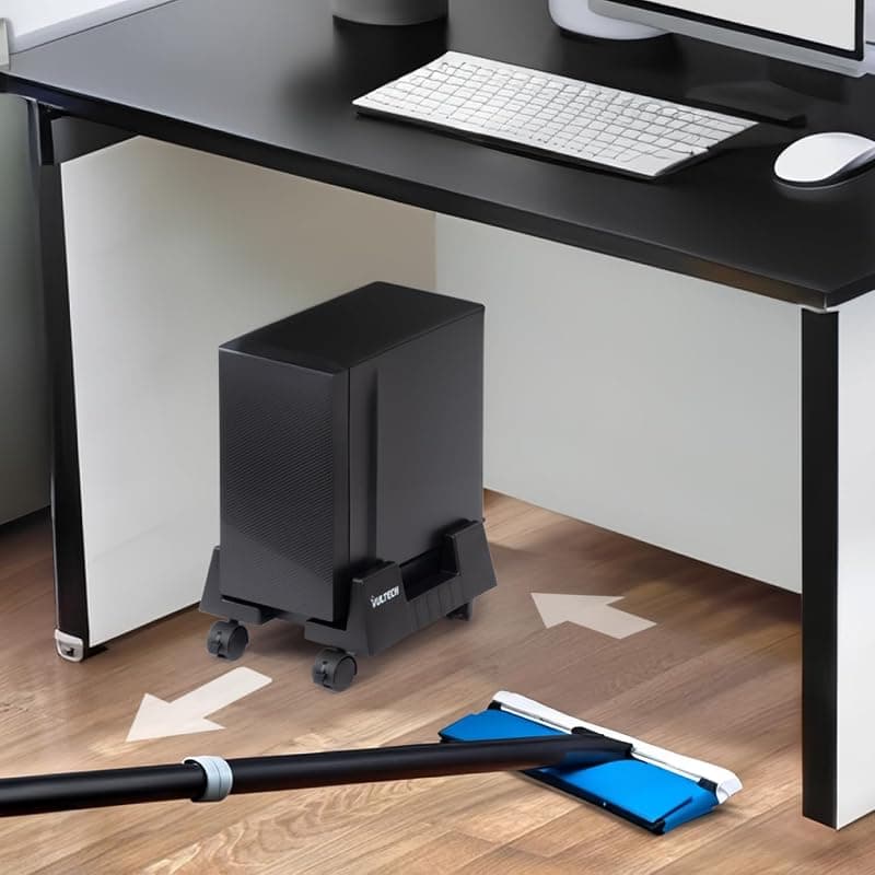 Vultech Carrello Porta PC in ABS con Rotelle da Trasporto CP-02 — miniatura 6