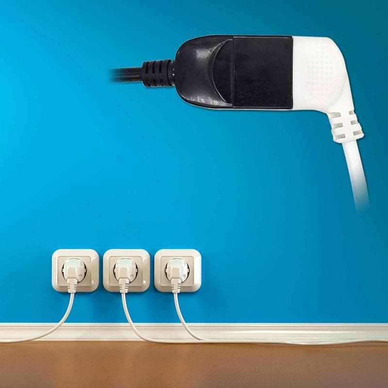 Ewent Prolunga Elettrica 5 MT Presa Italiana 10A Nera EW3803 — miniatura 4