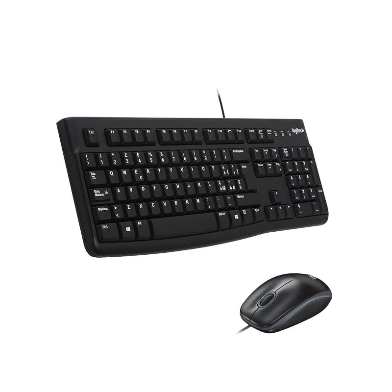 Logitech Kit Tastiera + Mouse USB MK120 Nera 920-002543