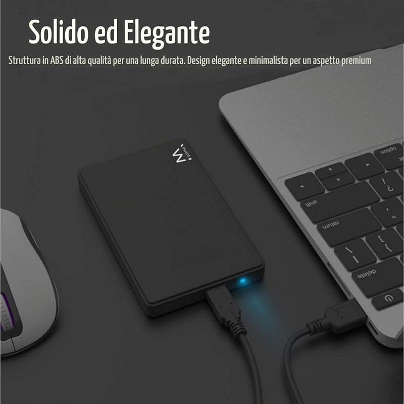 Ewent Box per HDD/SSD 2,5" USB 3.1 Senza Viti EW7044 — miniatura 6