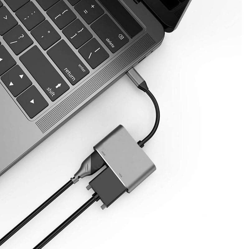 Ewent Adattatore USB Type-C a HDMI & VGA 0.15 mm EW9700 — miniatura 3