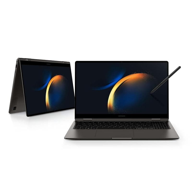 Samsung Galaxy Book3 360 Laptop, 15.6" Super AMOLED, S Pen, Intel EVO, Intel Core i7-1360P 13th gen, 16GB RAM, 512GB SSD, Windows 11 Home, Graphite — miniatura 3