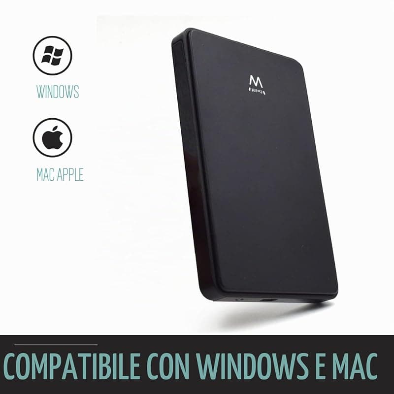 Ewent Box per HDD/SSD 2,5" USB 2.0 Screwless EW7030 — miniatura 3
