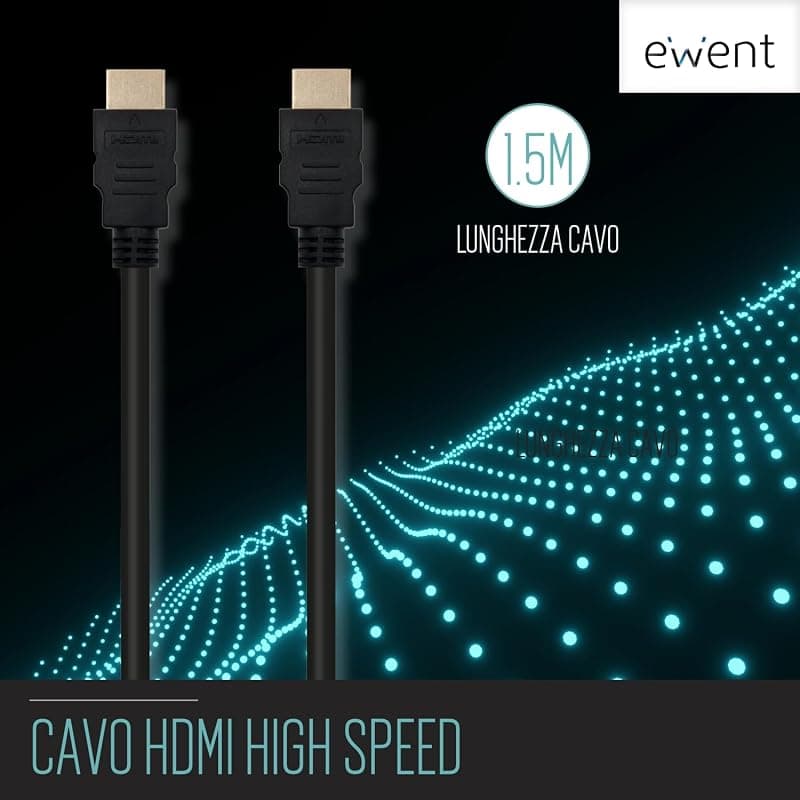 Ewent Cavo HDMI High Speed 2.1 con Ethernet 1,5MT EC1319 — miniatura 2