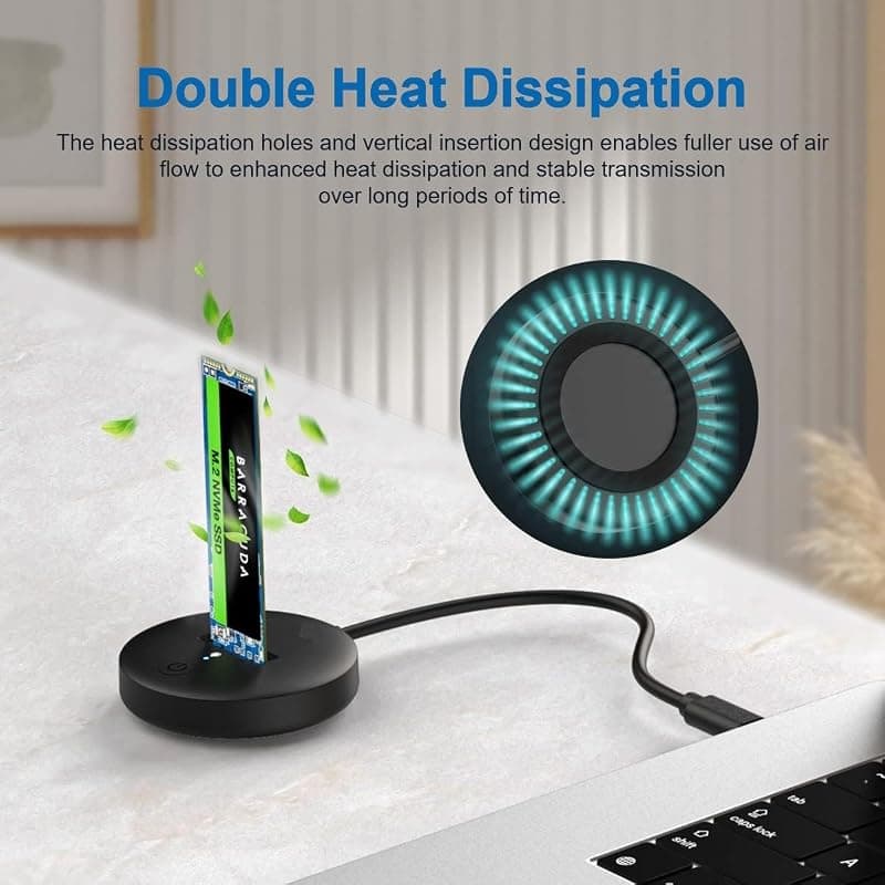 Ewent Docking Station USB 3.2 per SSD/M2/NVME/USB-C EW7013 — miniatura 6
