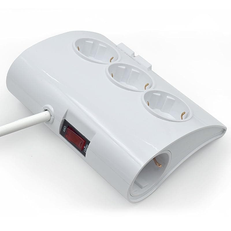 Ewent Multipresa da Scrivania 5PRESE Schuko + 2 Porte USB EW3935 — miniatura 6