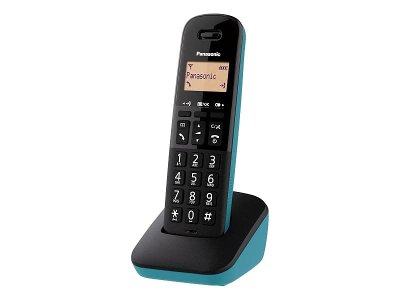 Panasonic Telefono Cordless TGB610 Nero/Blu — miniatura 2