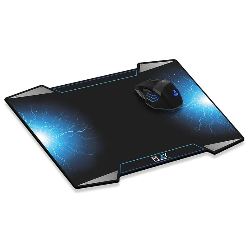 Ewent Play PL3340 Gaming Mousepad L (400x320x4mm) Tappettino Gioco per Mouse impermeabile resistente all'acqua con retro antiscivolo, tessuto trattato, nero — miniatura 3